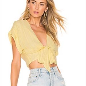 L’ academie los angeles yellow top